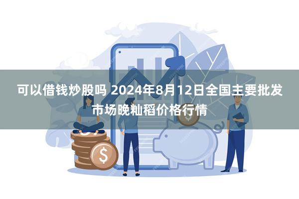 可以借钱炒股吗 2024年8月12日全国主要批发市场晚籼稻价格行情